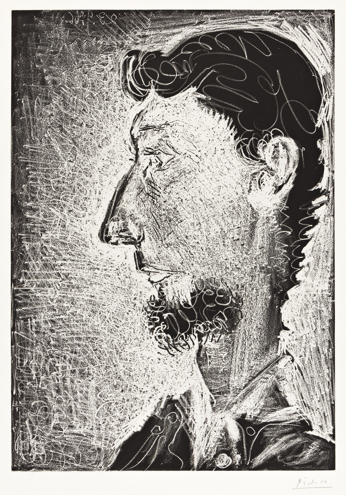 PABLO PICASSO Portrait de Pierre Crommelynck.